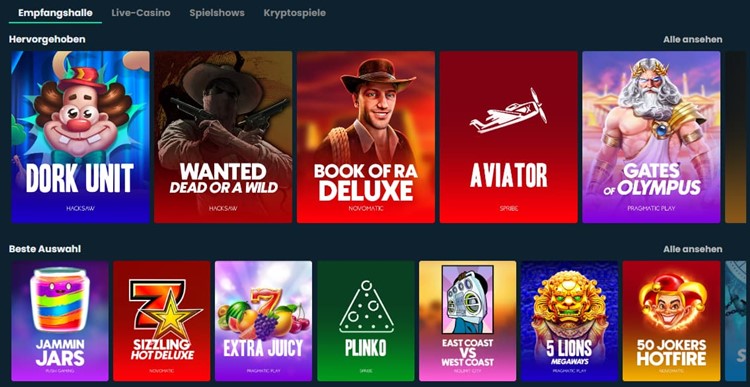 Beste Online Casinos Große Spieleauswahl