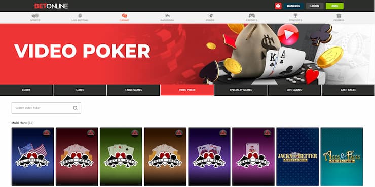 BetOnline Poker Games