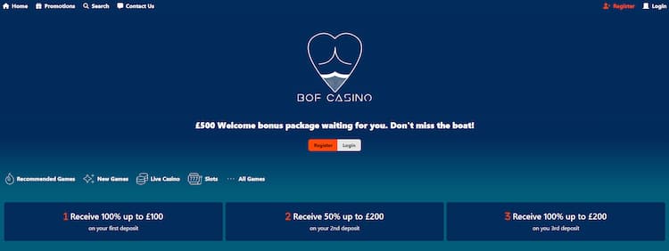 Bofcasino non gamstop casino