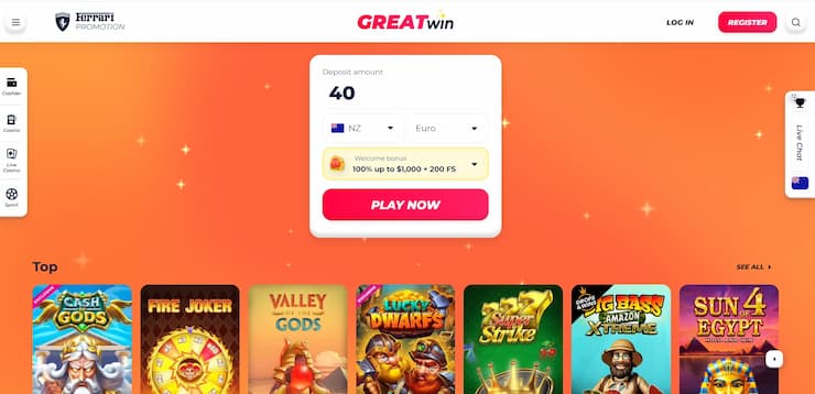 greatwin nz online casinos