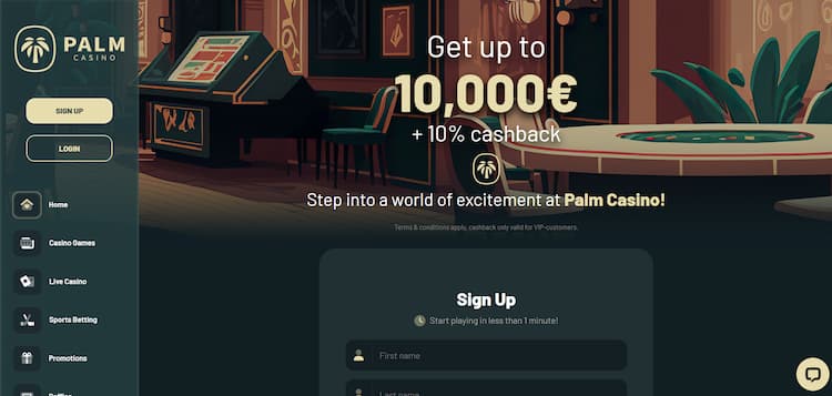 palm.casino non gamstop casino