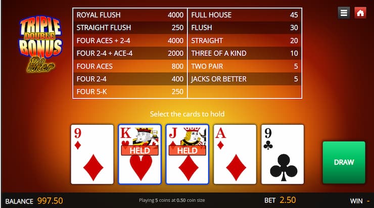 Video poker Saucify casinos