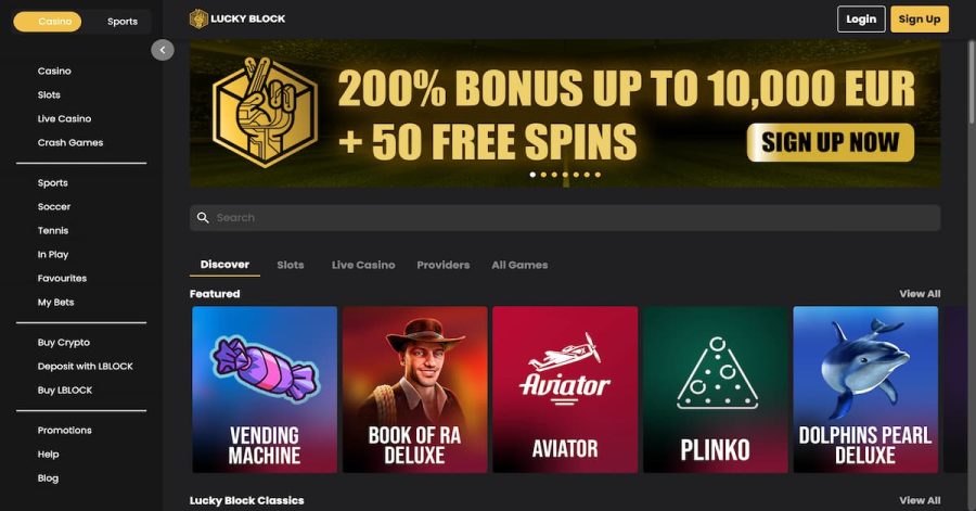 Lucky Block Casino Review