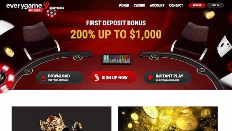 Everygame Online Poker Site