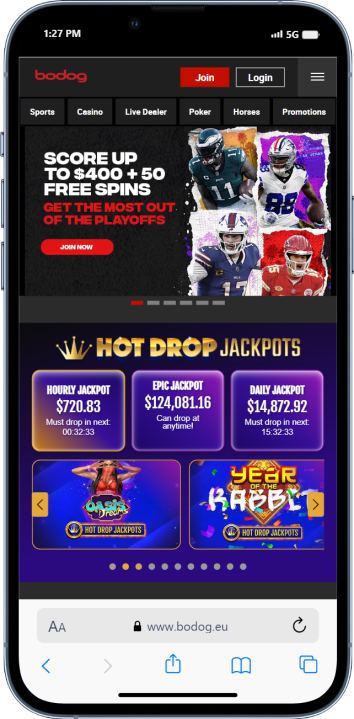 Bodog mobile site