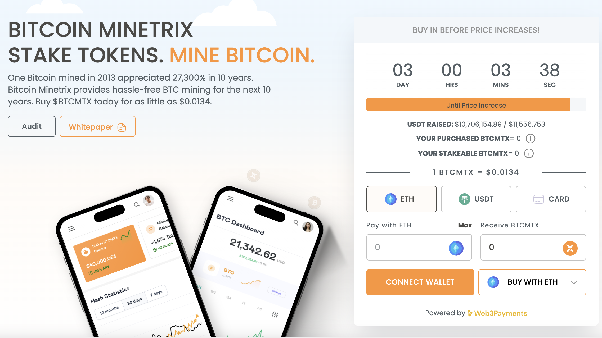 Bitcoin Minetrix presale