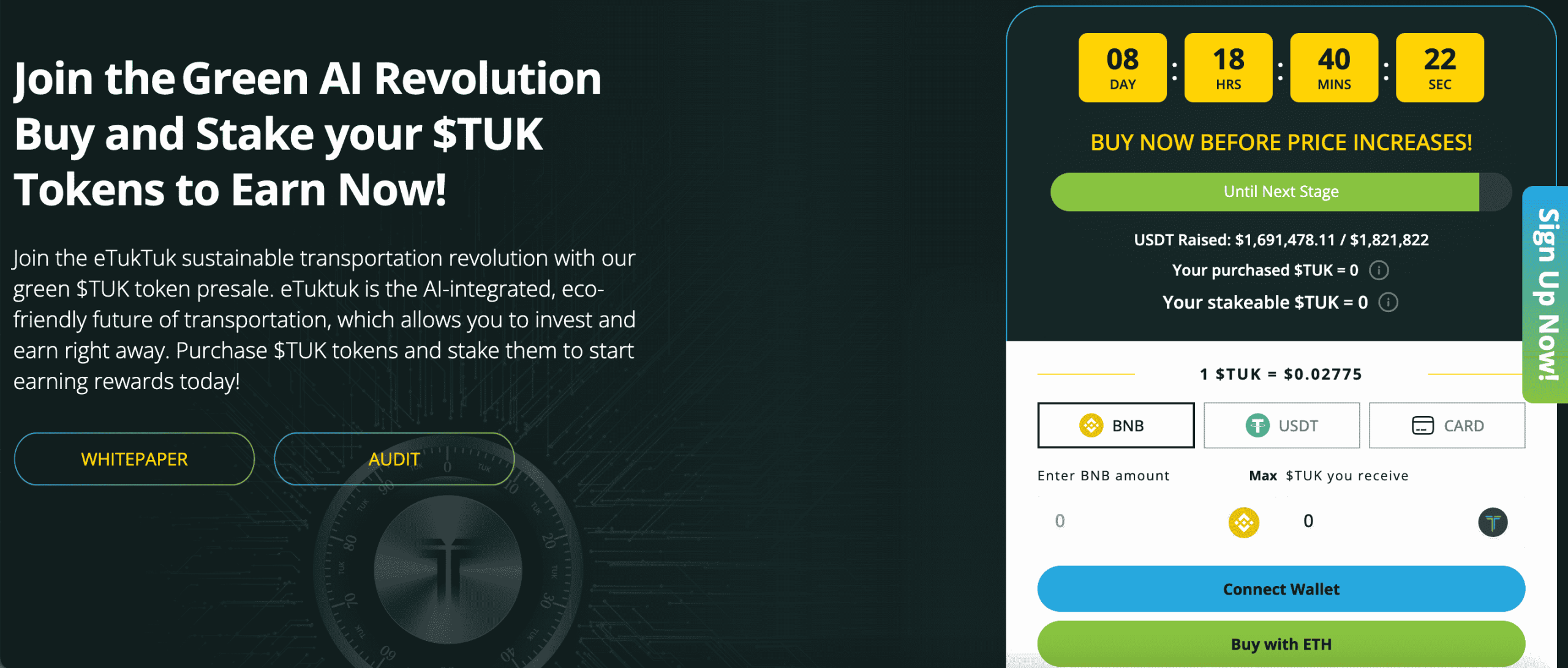 eTukTuk presale